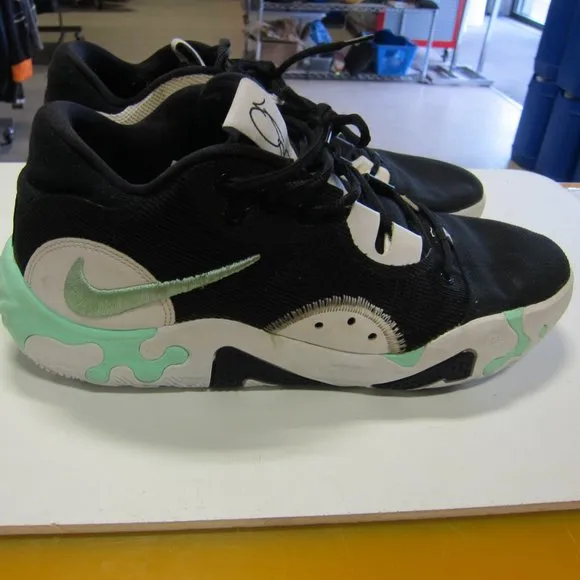 Nike PG6 Paul George Men's 12 Black/Mint Foam/White Shoes DC1974-001