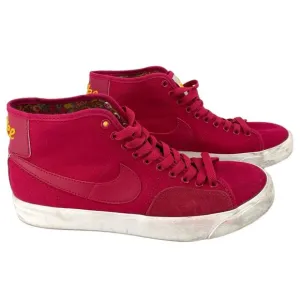 Nike Pink-Red Lace Up Athletic Shoes | Size 7.5 US
