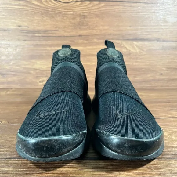 NIKE PRESTO Extreme Triple Black Slip-On Athletic Sneakers Size 7Y Shoes