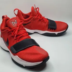 Nike Prince George 1 University Red basketball gym shoes size 10.5 like new