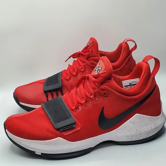 Nike Prince George 1 University Red basketball gym shoes size 10.5 like new