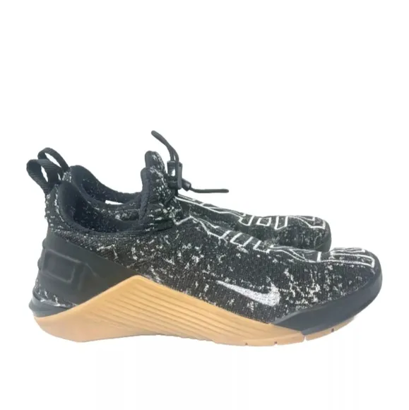 Nike React Metcon Men's Training Shoes BQ6044 011 Black White Brown Gum Size 6