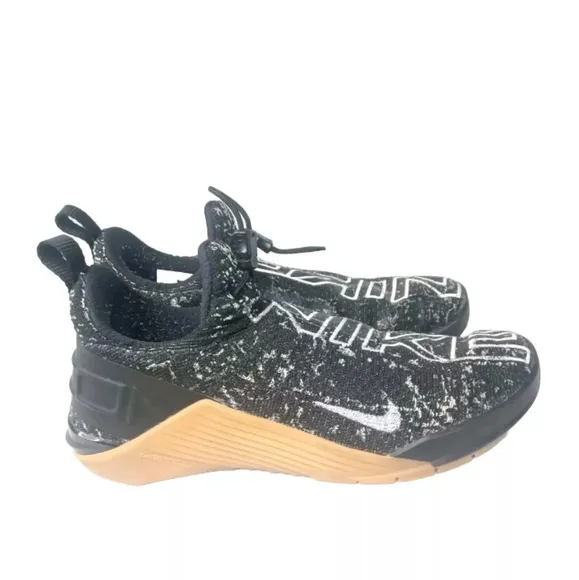 Nike React Metcon Men's Training Shoes BQ6044 011 Black White Brown Gum Size 6
