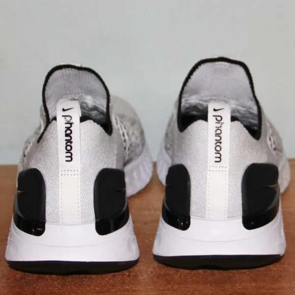 Nike React Phantom Run Flyknit 2 Oreo Shoes Mens 9.5 10.5 11.5 White Black