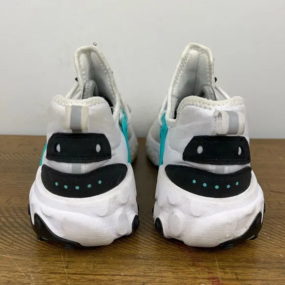 Nike React Presto Shoes Mens 10 White Cassette Running Athletic Sneakers AV2605
