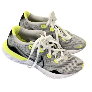Nike Renew Mens Shoes Sneakers Gray‎ Black Green Size 8.5 Great Condition
