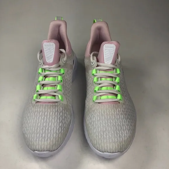 Nike Renew Rival White Pink Running Shoes Size 6y