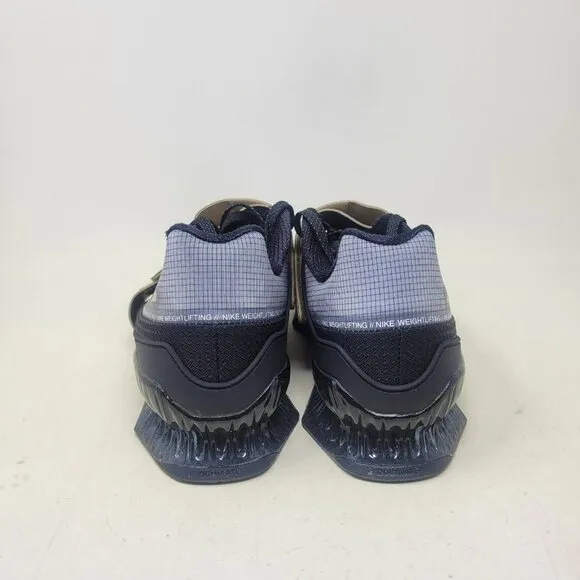 Nike Romaleos 4 Weightlifting Gym Shoes Black Gold CD3463-001 Men's Size 9.5