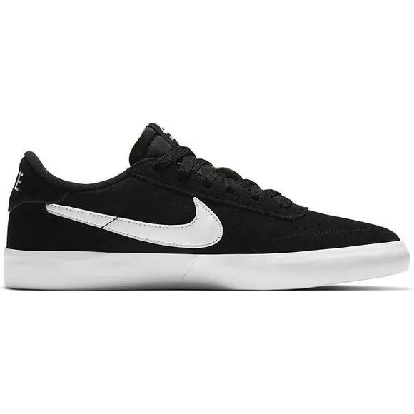 Nike SB Heritage Vulc Black &amp; White Skate Shoes size 11 Men’s