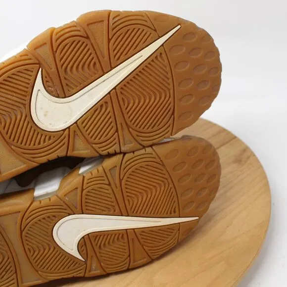 Nike Shoes Mens 8 Air More Uptempo Premium Wheat Tan Sneakers AA4060 200 Gym