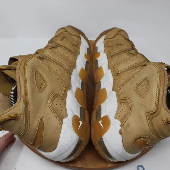 Nike Shoes Mens 8 Air More Uptempo Premium Wheat Tan Sneakers AA4060 200 Gym