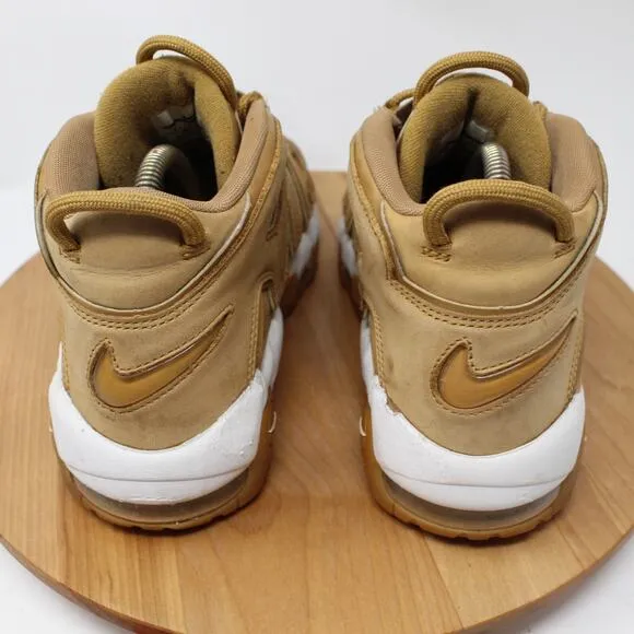 Nike Shoes Mens 8 Air More Uptempo Premium Wheat Tan Sneakers AA4060 200 Gym