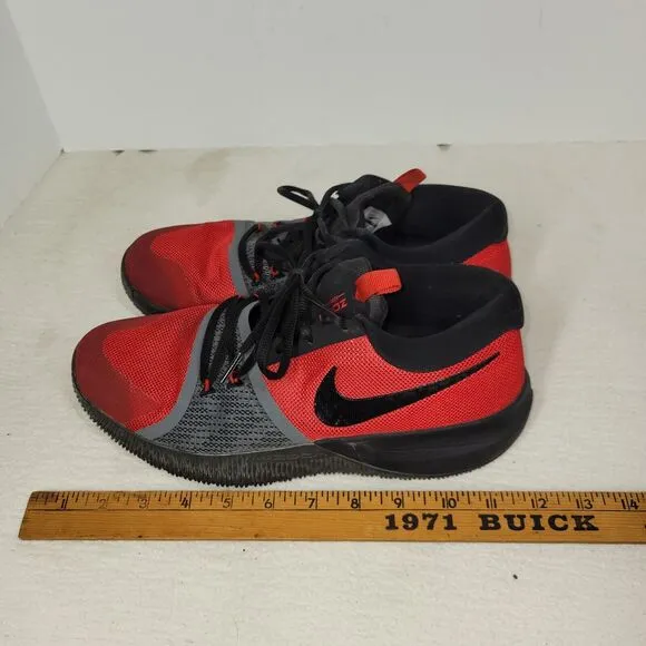 Nike Shoes Mens Size 9.5 Red Black Assertion Athletic Gym Basketball 917505-600