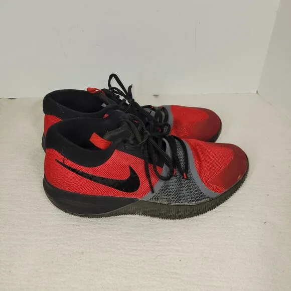 Nike Shoes Mens Size 9.5 Red Black Assertion Athletic Gym Basketball 917505-600