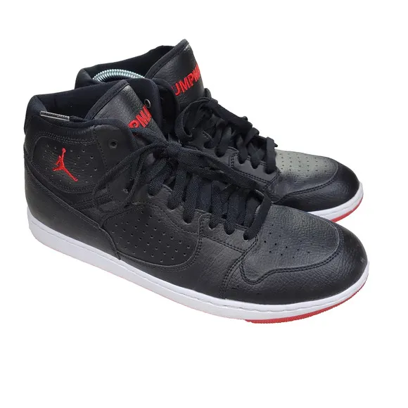 Nike Shoes Mens Sz 11.5 Black Air Jordan Access Gym Bred Sneakers AR3762-001