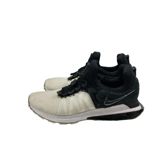 Nike Shox Gravity AR1999-101 Men's Shoes White/Black Size 9 EUC