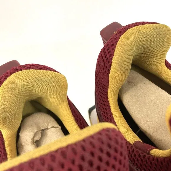 Nike Shox Gravity -Men's Sz 13 -Team Red -Maroon/Yellow -Running Shoe AR1999-600