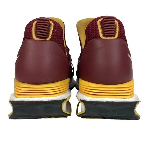 Nike Shox Gravity -Men's Sz 13 -Team Red -Maroon/Yellow -Running Shoe AR1999-600