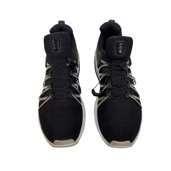 Nike Shox Gravity Running Shoes Black White AR1999-002 Lace‎ Up Mens Size 12
