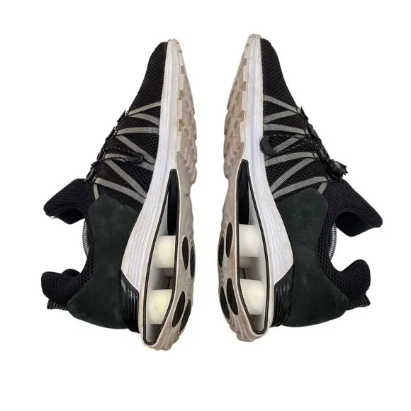 Nike Shox Gravity Running Shoes Black White AR1999-002 Lace‎ Up Mens Size 12
