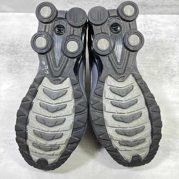 Nike Shox Junior Running Shoes - Women's Size 7 - Black Gray