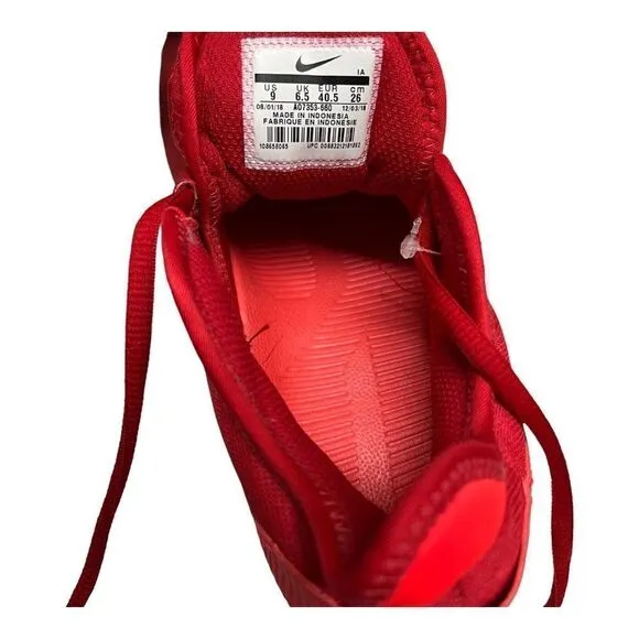 Nike Sneakers Women’s 9 Air Max Wild Card Running Red A07353-660 Low Top Shoes
