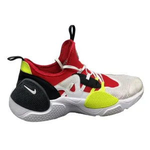 Nike Swoosh Huarache Edge Running Shoes White Red A01697 Mens 9.5 Fast Ship