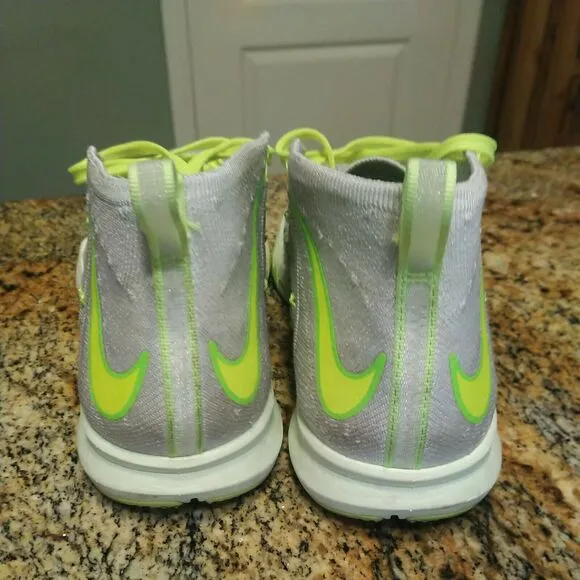 Nike Train Ultrafast Flyknit Cross Training Shoes Men's Sz 7.5 Grey 843694-006