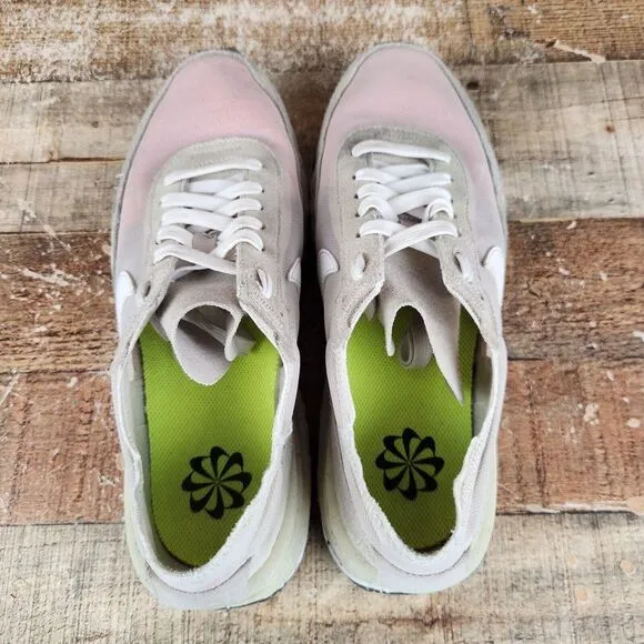 Nike Waffle One Crater Men's Size 9.5 Cream Off White Running Gym Sneakers Shoes