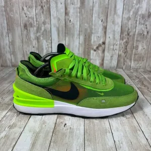 Nike Waffle One Shoes‎ &quot;Electric Green&quot; Black DA7995-300 Men's Sz 10 Athletic