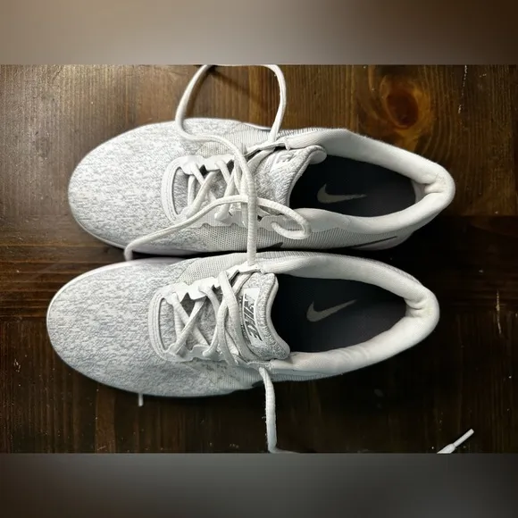 Nike Womens Flex Contact 908995-100 Gray Running Shoes Sneakers Size 7