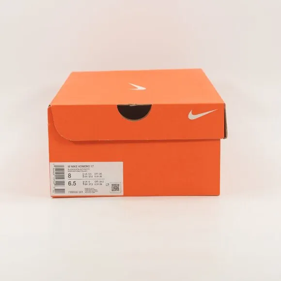 Nike Women's Vomero 17 'Black - White' FB8502-001 Running Multi-Size