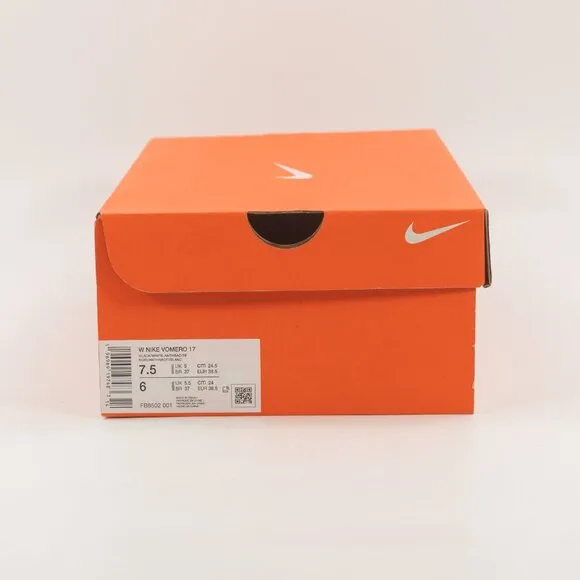 Nike Women's Vomero 17 'Black - White' FB8502-001 Running Multi-Size