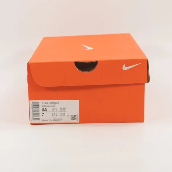 Nike Women's Vomero 17 'Black - White' FB8502-001 Running Multi-Size