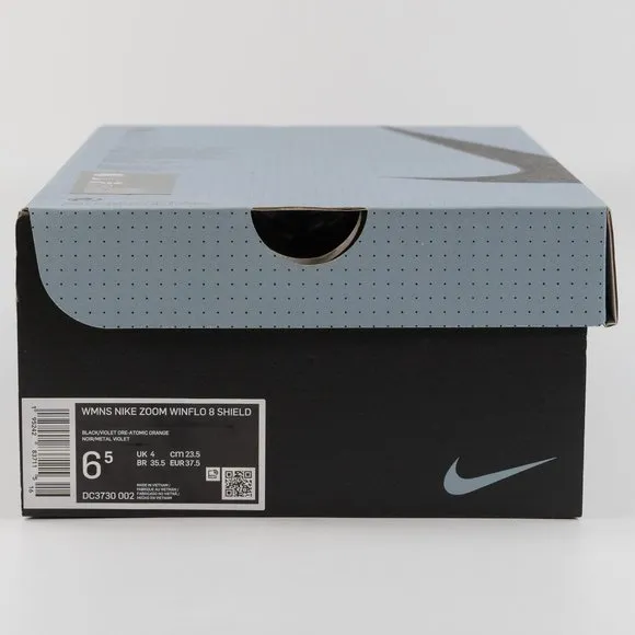 Nike Women's Zoom Winflo 8 Shield 'Black Violet Ore' DC3730-002 Running Jogging