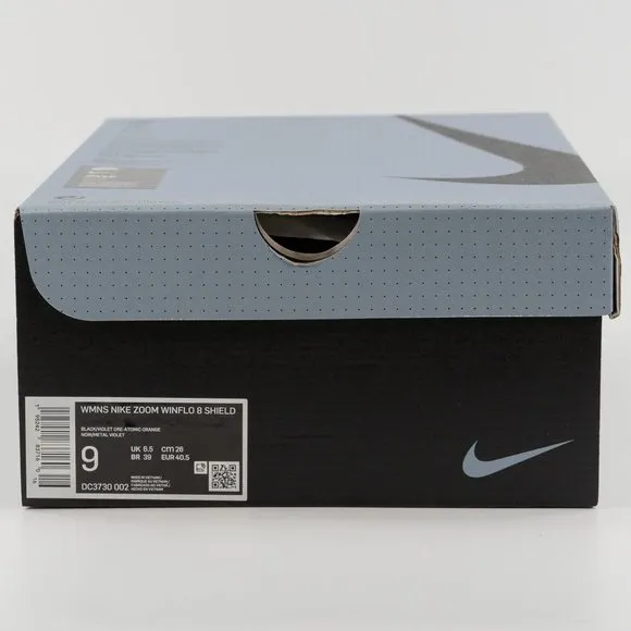 Nike Women's Zoom Winflo 8 Shield 'Black Violet Ore' DC3730-002 Running Jogging