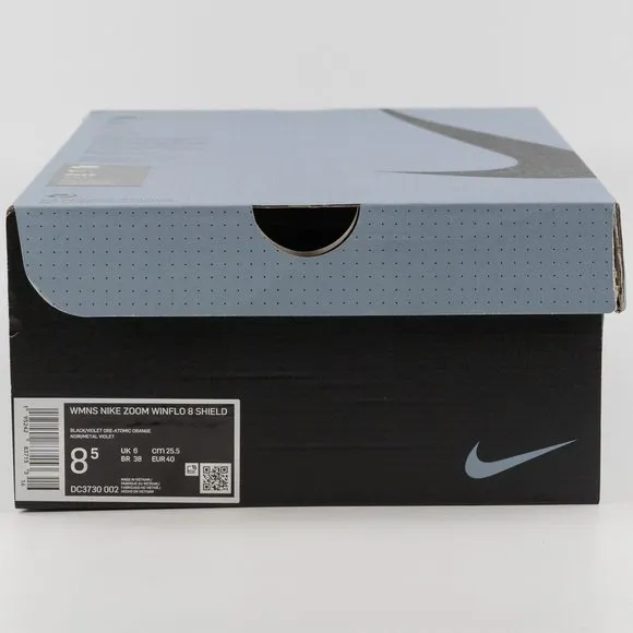 Nike Women's Zoom Winflo 8 Shield 'Black Violet Ore' DC3730-002 Running Jogging
