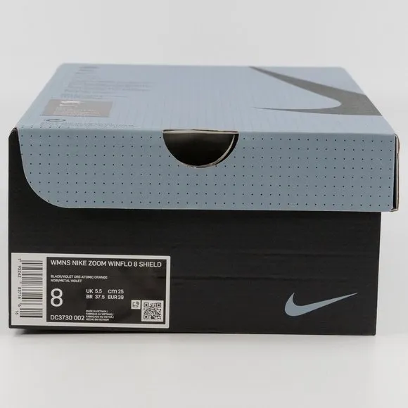 Nike Women's Zoom Winflo 8 Shield 'Black Violet Ore' DC3730-002 Running Jogging