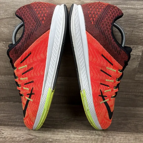 Nike Zoom Elite 8 Red Black Mens US Size 12 EUR 46 748588-603 Running Shoes