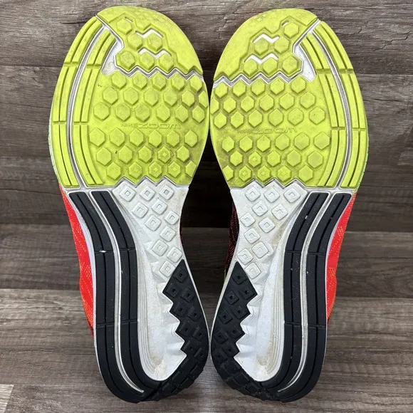 Nike Zoom Elite 8 Red Black Mens US Size 12 EUR 46 748588-603 Running Shoes