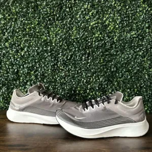 Nike Zoom Fly SP Men Size 13 Running Shoes Black Light Bone Sneakers AJ9282-001