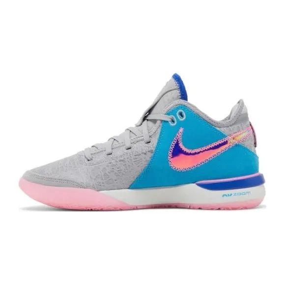 Nike Zoom LeBron James 20 NXXT Gen Low Mens Shoes Gray DR8784-002 NEW Size 7.5