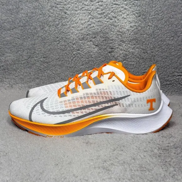 Nike Zoom Pegasus 37 Tennessee Volunteers Mens Size 8 Running Shoes Orange White