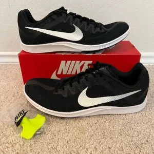 Nike Zoom Rival Black White Running Cleats Shoes