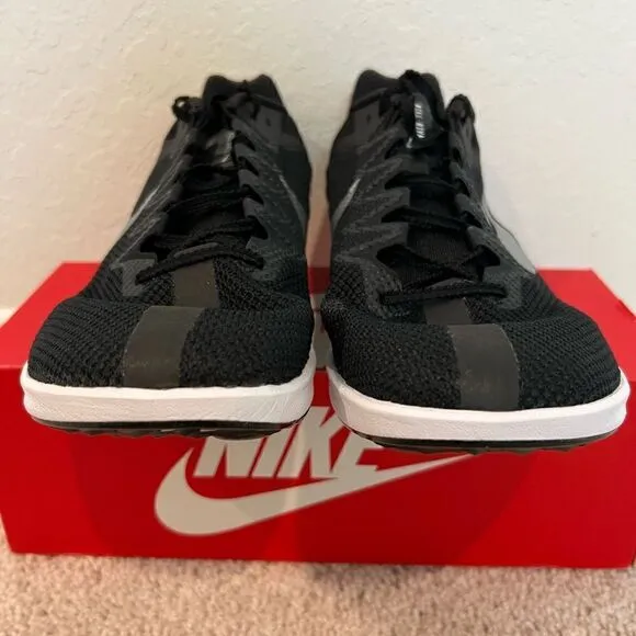 Nike Zoom Rival Black White Running Cleats Shoes