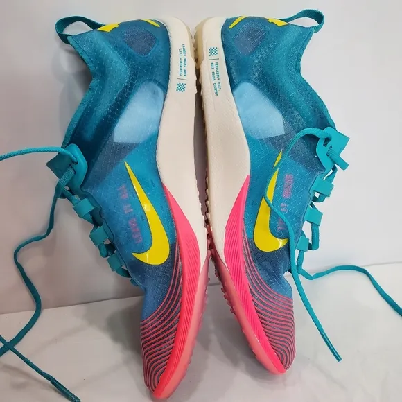 Nike Zoom Victory XC 5 Running Cross Training Unisex Pink Cyan