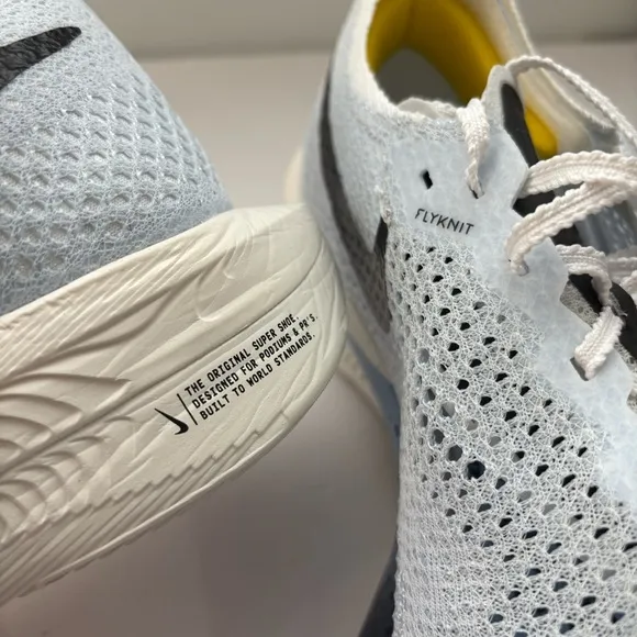 Nike ZoomX Vaporfly Next% 3 White Red Yellow Mens 8.5 Running Shoes HJ9079-100