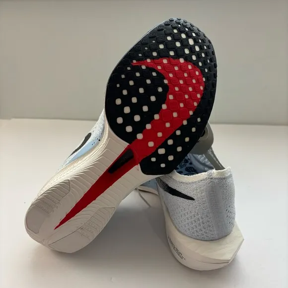 Nike ZoomX Vaporfly Next% 3 White Red Yellow Mens 8.5 Running Shoes HJ9079-100