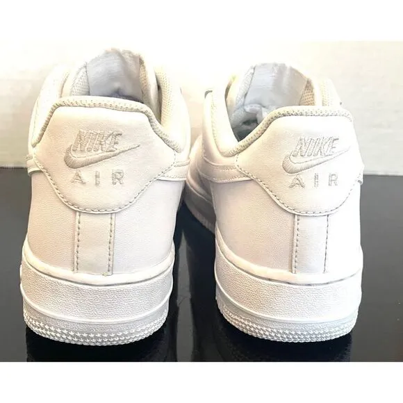 Nike Air Force 1 Low Womens Size 11 White Athletic Shoes Sneakers 315115-112