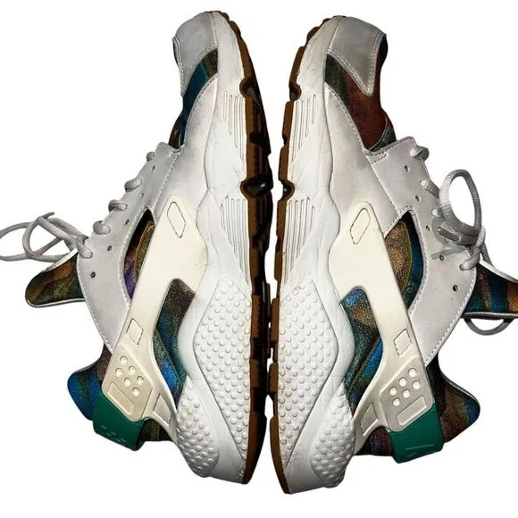 Nike Air Mens 11 Huarache Run Print Alternate Galaxy Running Shoes Sneakers